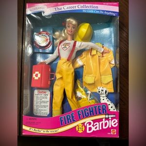 NIB - Firefighter Barbie
